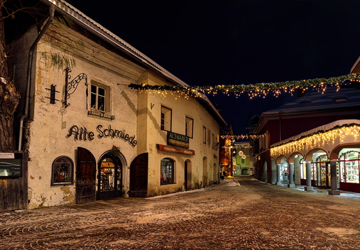Alte Schmiede - Winterabend in Lienz